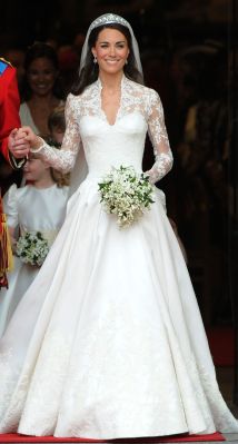 Teuerste Hochzeitskleider: Kate Middleton - ca. 300.000 €