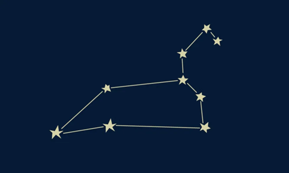 Sternenkonstellation Sternzeichen Löwe