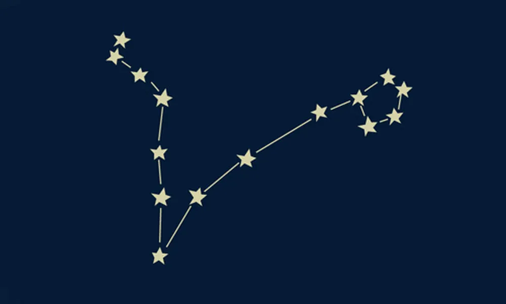 Sternenkonstellation Sternzeichen Fische