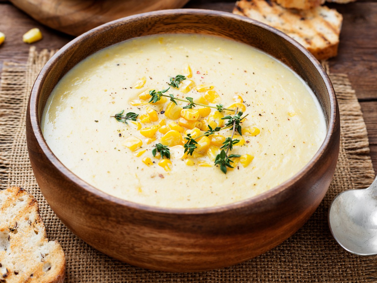 Sommerliche Mais-Suppe: Lecker, leicht, super cremig