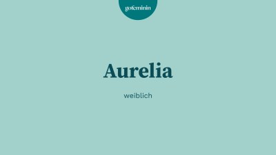 Babynamentafel Aurelia