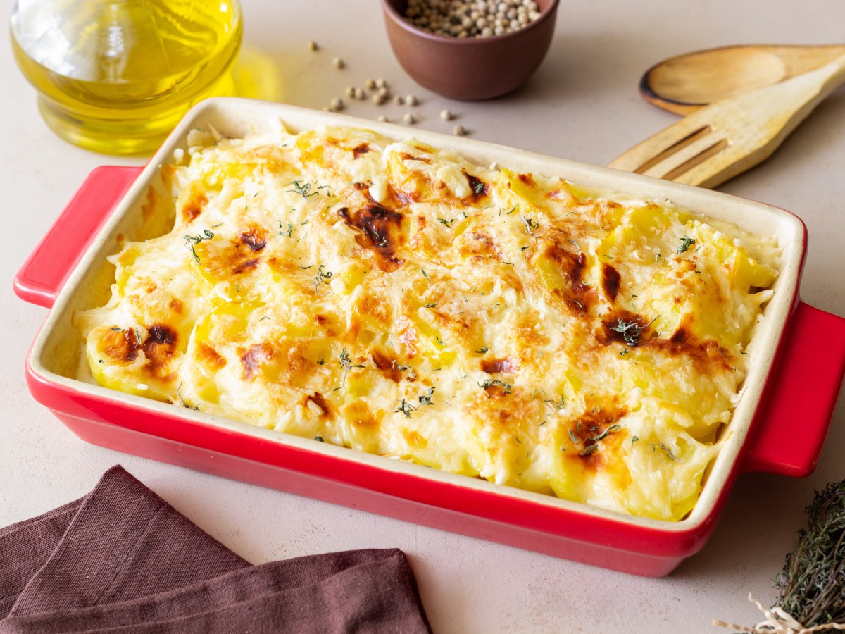 Statt Nudelauflauf: Probier göttliches Dauphinois-Kartoffelgratin – lecker wie in Frankreich