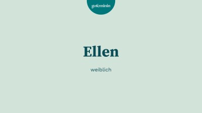 Babynamentafel Ellen