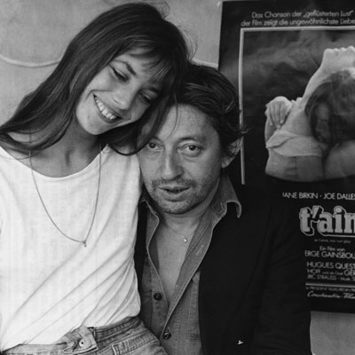Jane Birkin mit Serge Gainsbourg