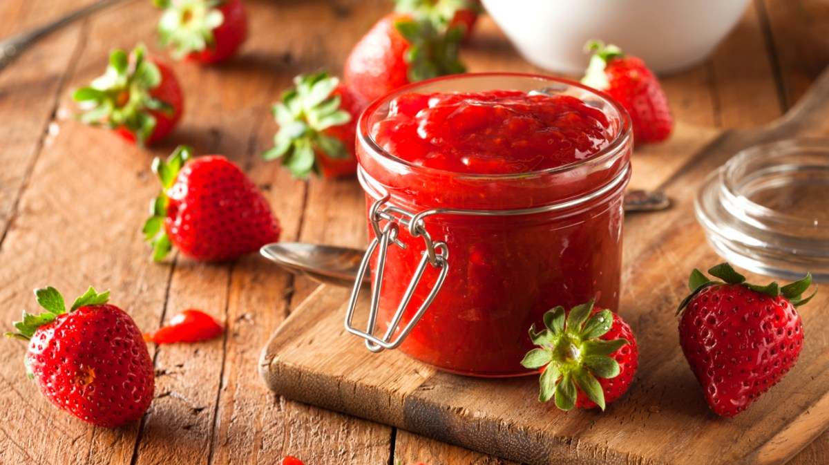 Wie verhindert man schimmelige Marmelade?