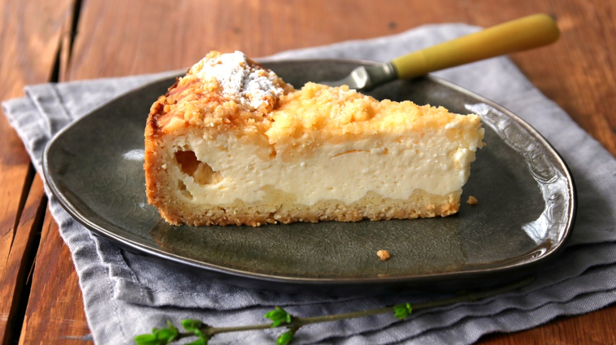 Sündhaft gut: Käsekuchen mit knusprig-zarten Streuseln