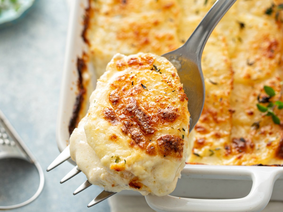 Schnüsch-Gratin: Norddeutscher Kartoffelauflauf mit extra viel Gemüse – deftig, würzig, gut!