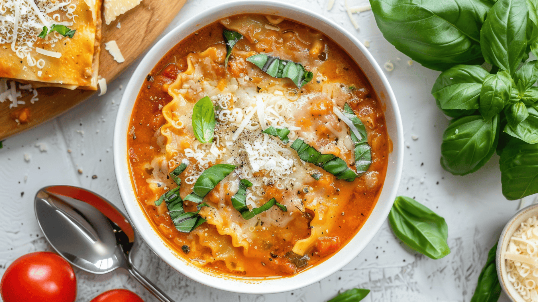 Rezept für Lasagnesuppe