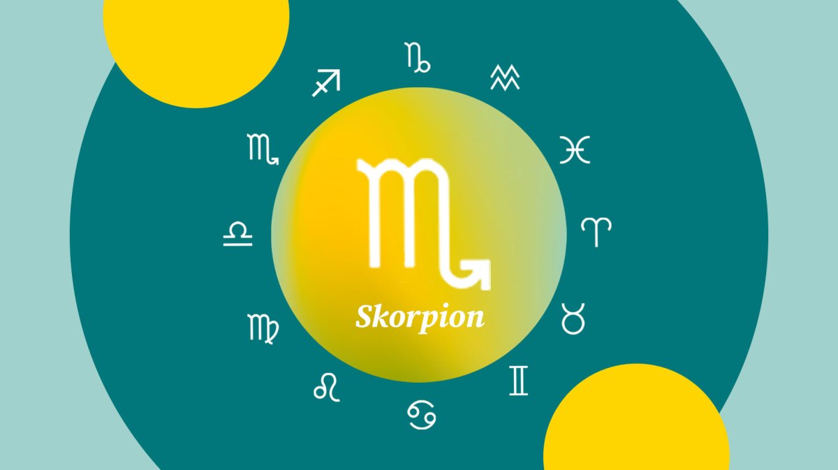 Sternzeichen Skorpion Symbol im Tierkreiszeichen
