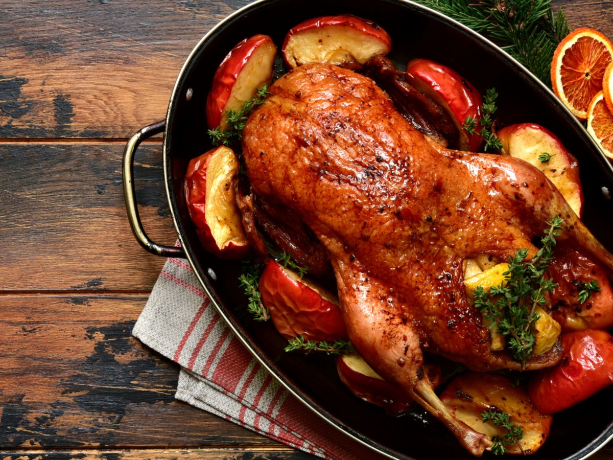 Tipps für die perfekte Weihnachtsgans: So wird sie innen saftig und außen knusprig