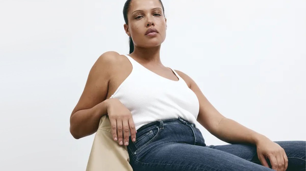 H&M Model mit Skinny Jeans