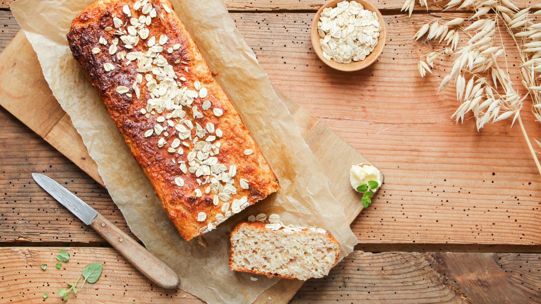 Einfaches Brot-Rezept mit Haferflocken