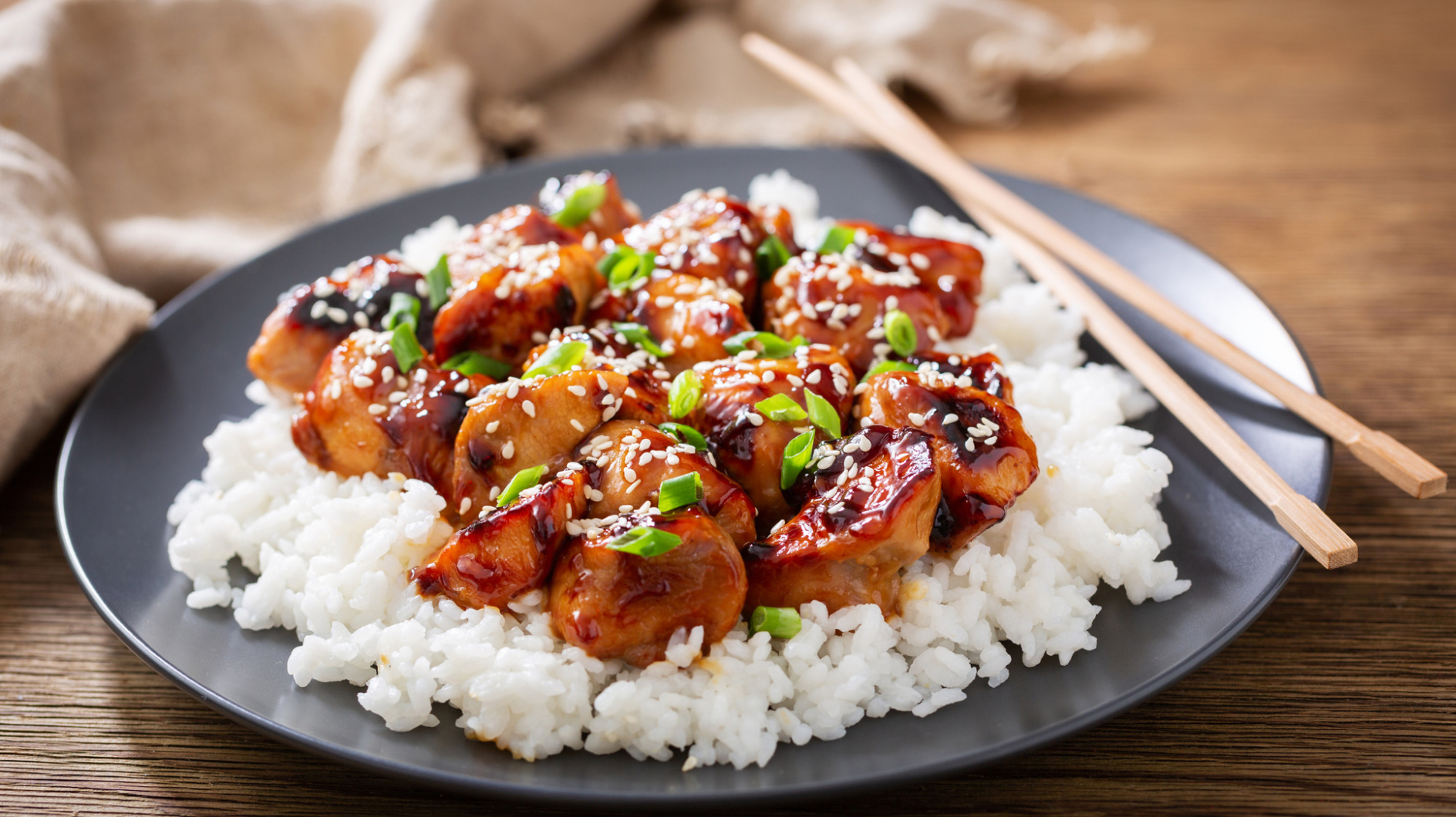 Honig-Sesam-Hähnchen aus dem Ofen