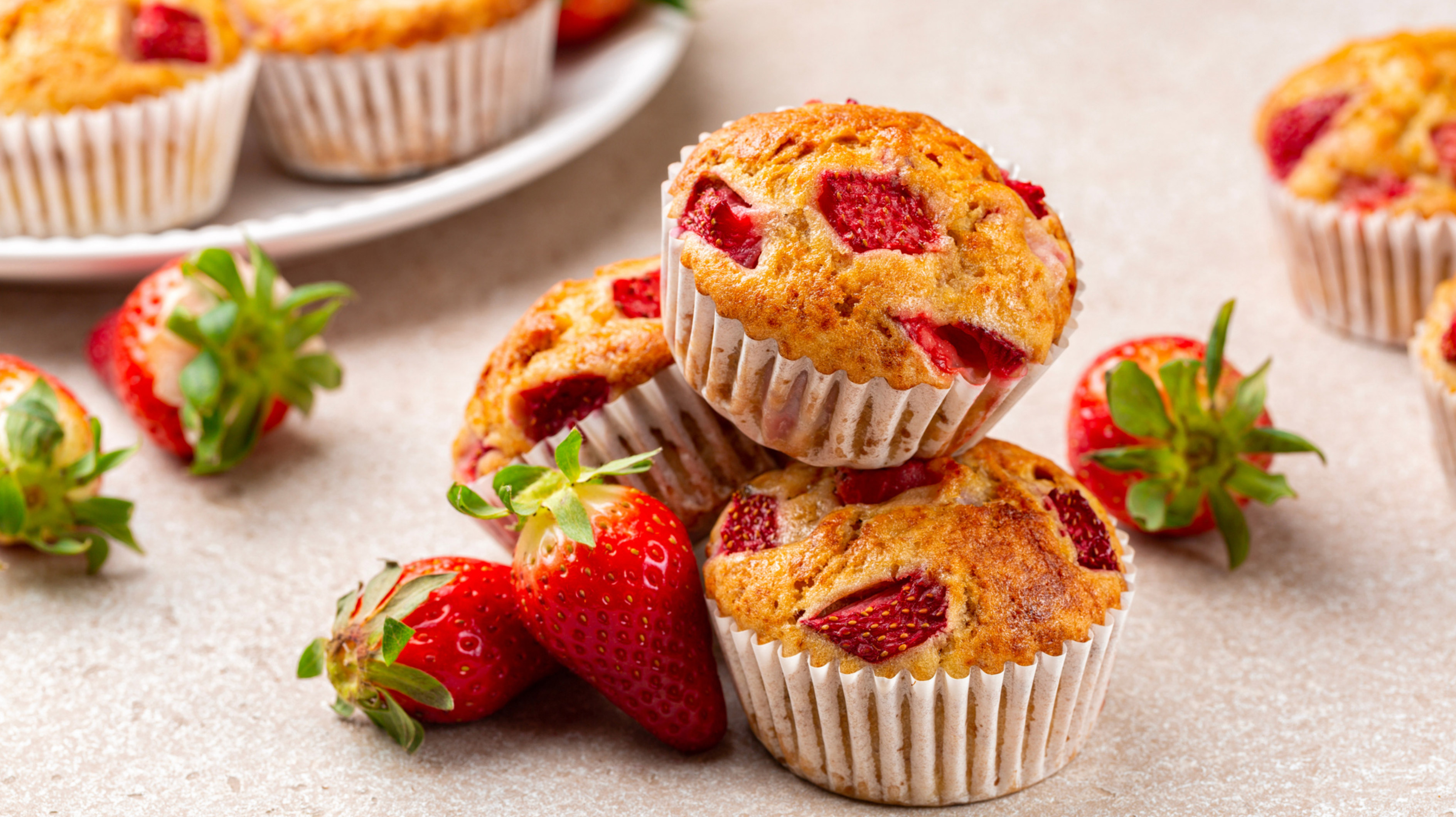 Erdbeer-Ricotta-Muffins