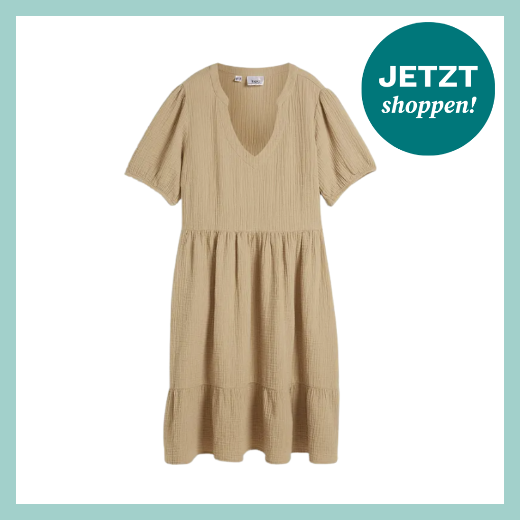 Kleid mit weiten &Auml;rmeln und Babydoll-Schnitt