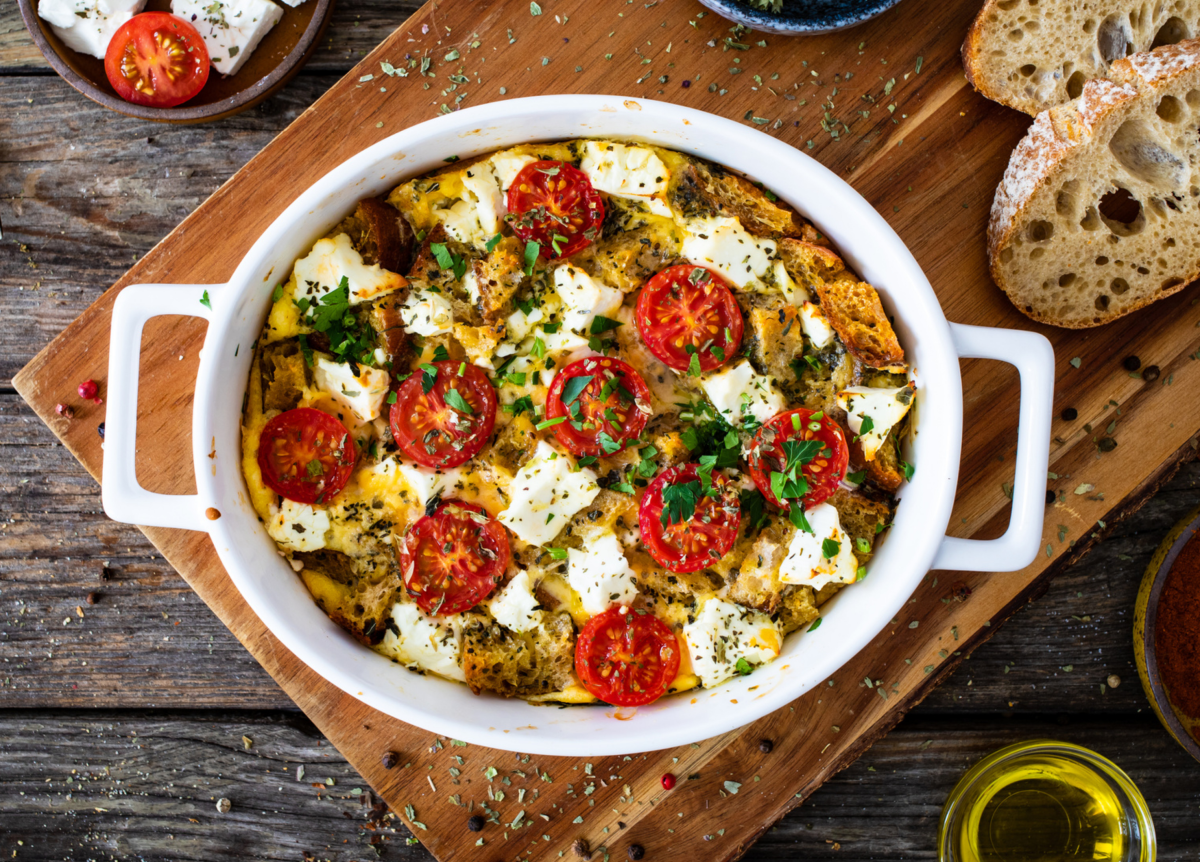 Tomaten-Feta-Auflauf