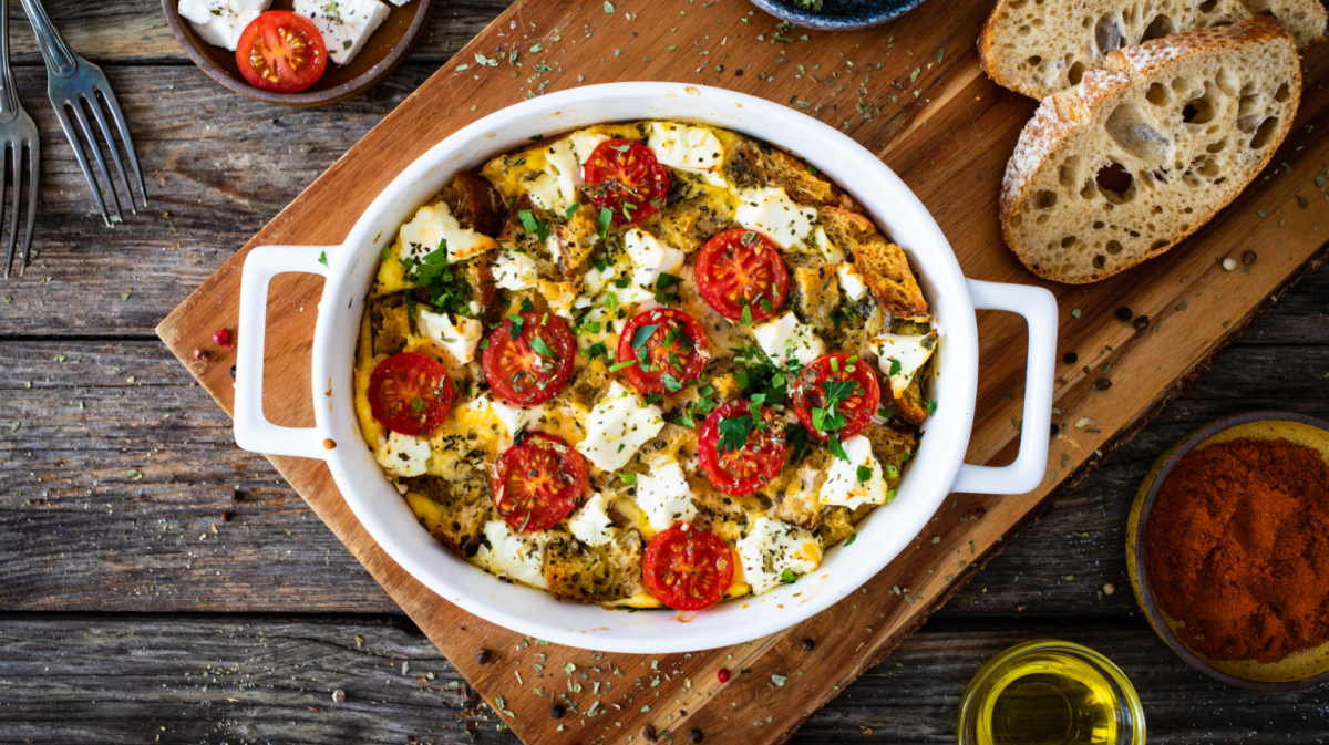 Tomaten-Feta-Auflauf
