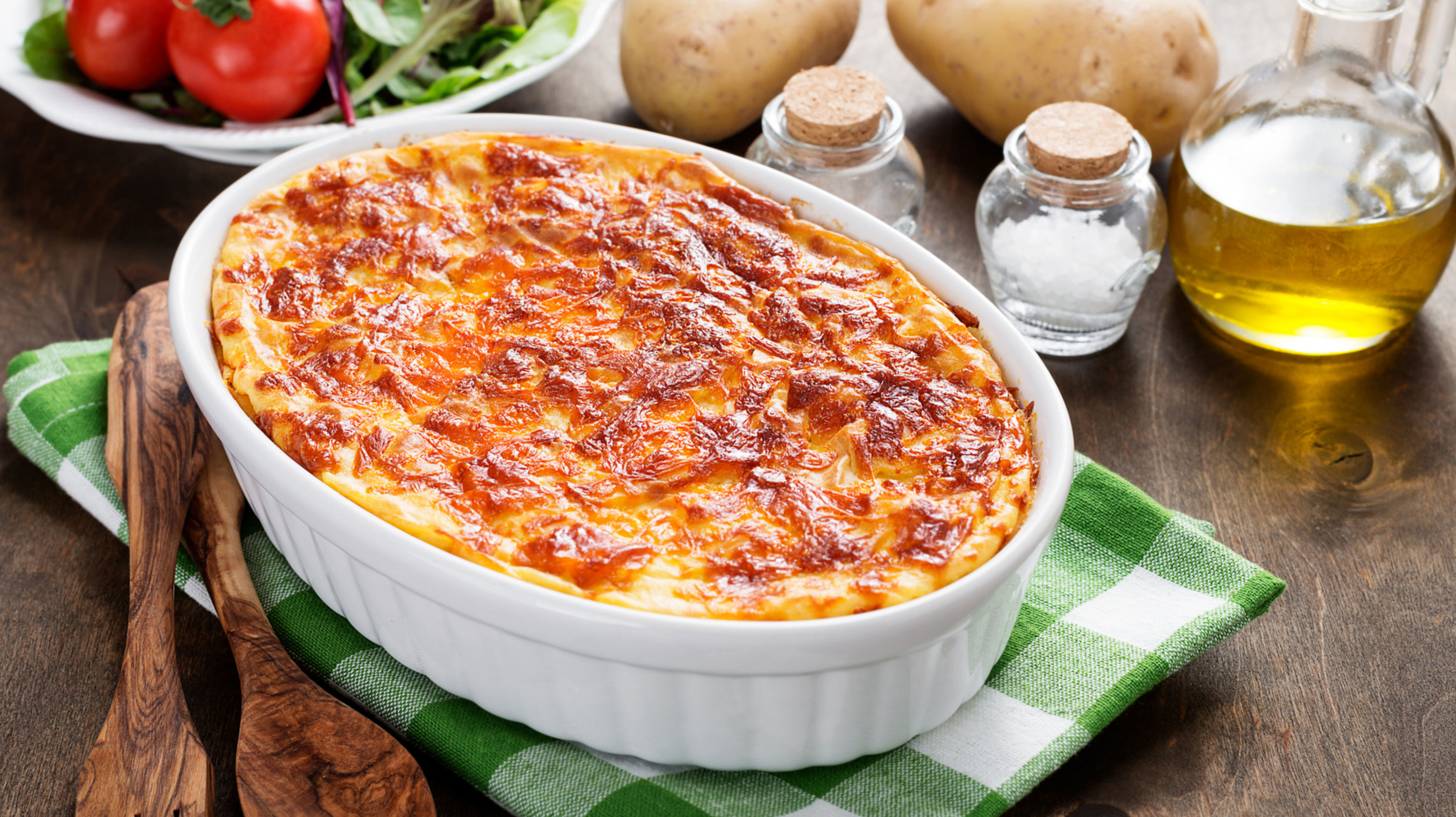 Kartoffel-Lasagne mit Hackfleisch