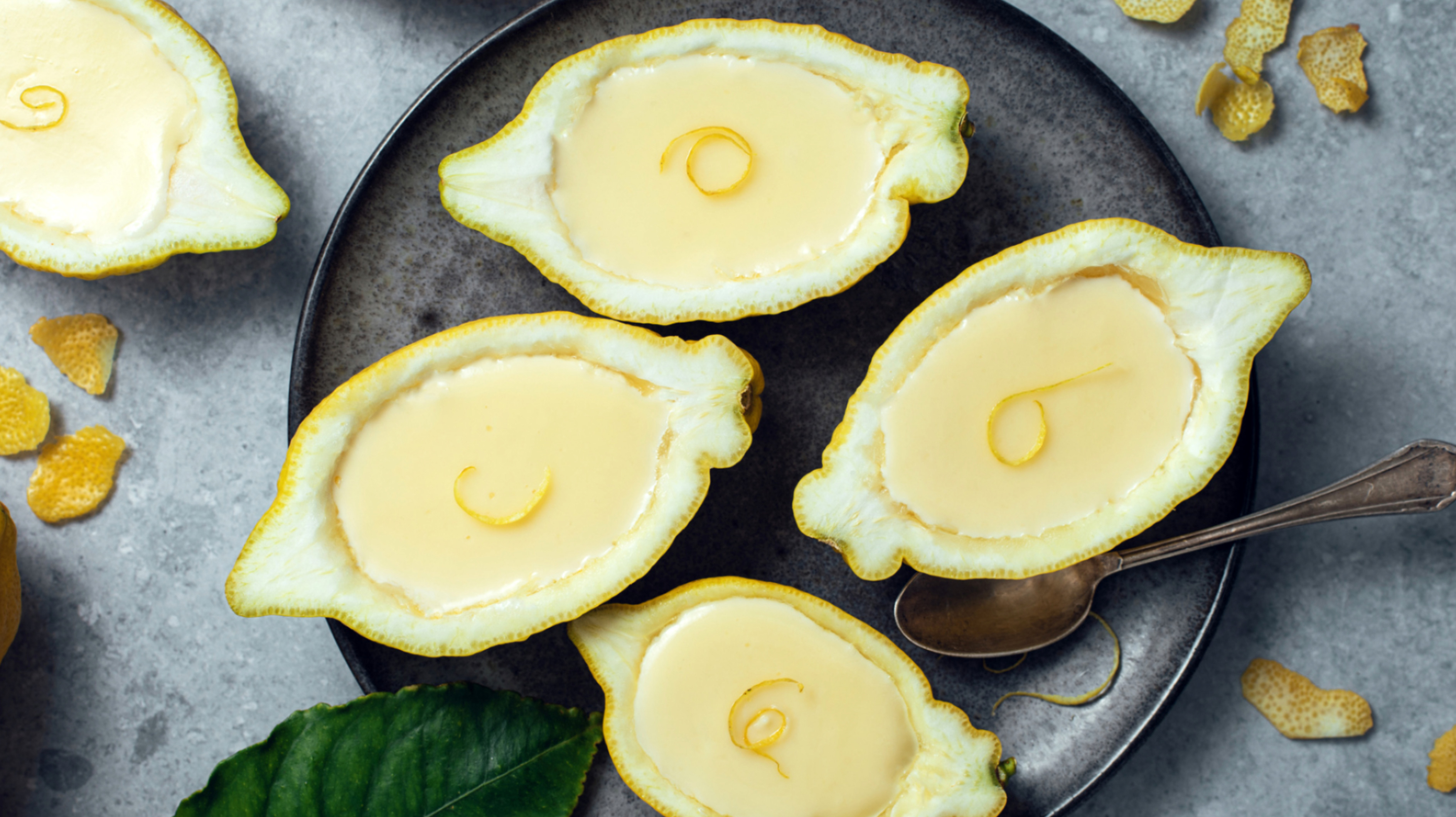 Rezept für eine schnelle Zitronen-Creme mit Mascarpone