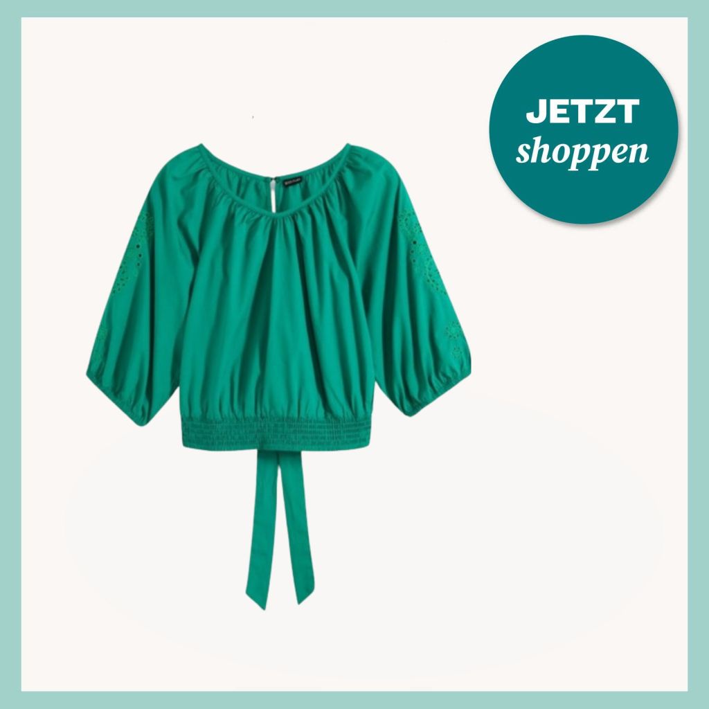 Bluse mit Puffärmeln