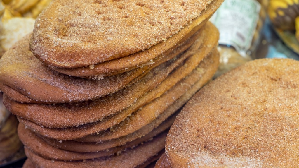 D&uuml;nne Kekse, bekannt als Schuhsohlen.