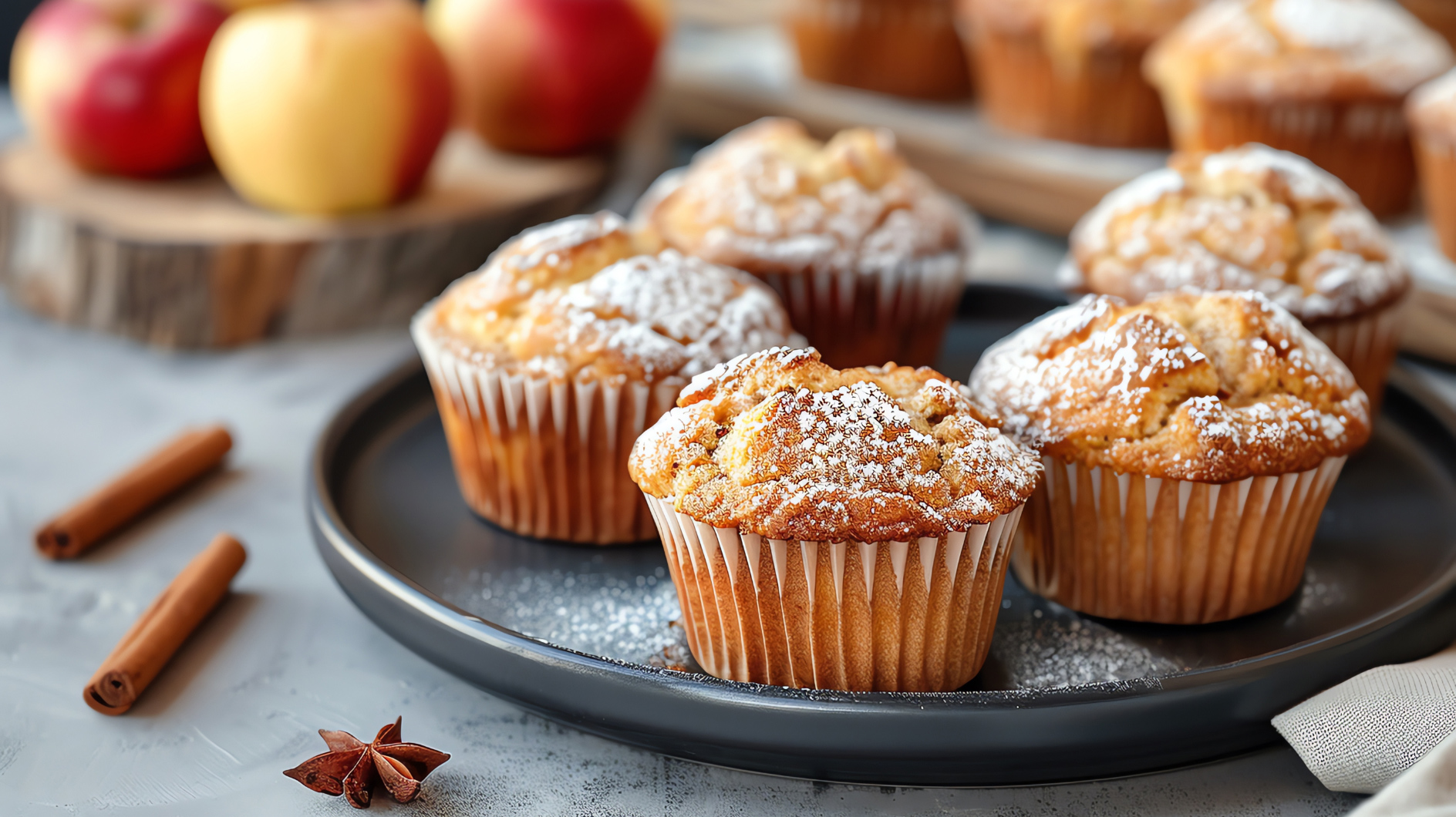 Apfel-Muffins