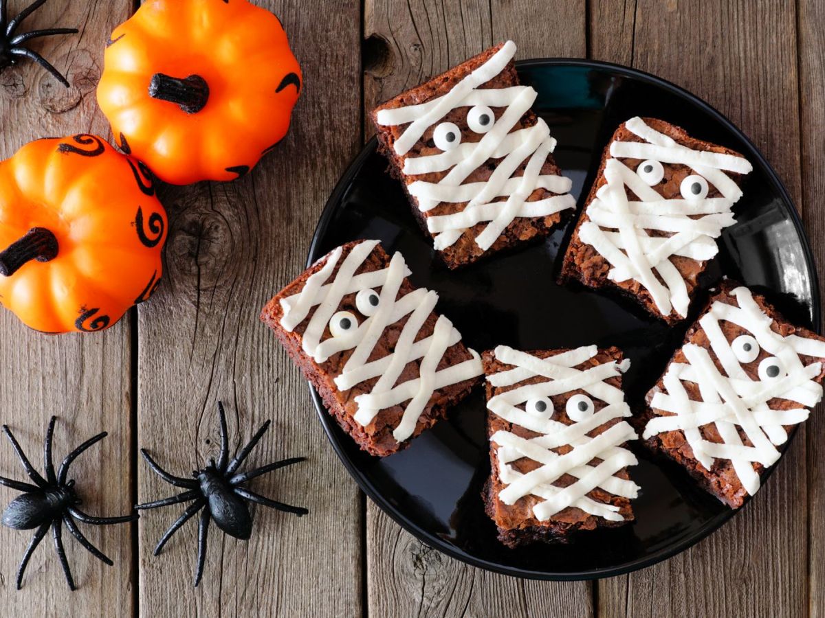 Brownies im Mumien-Look