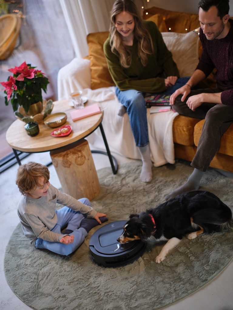 Ecovacs Staubsaugerroboter im Einsatz