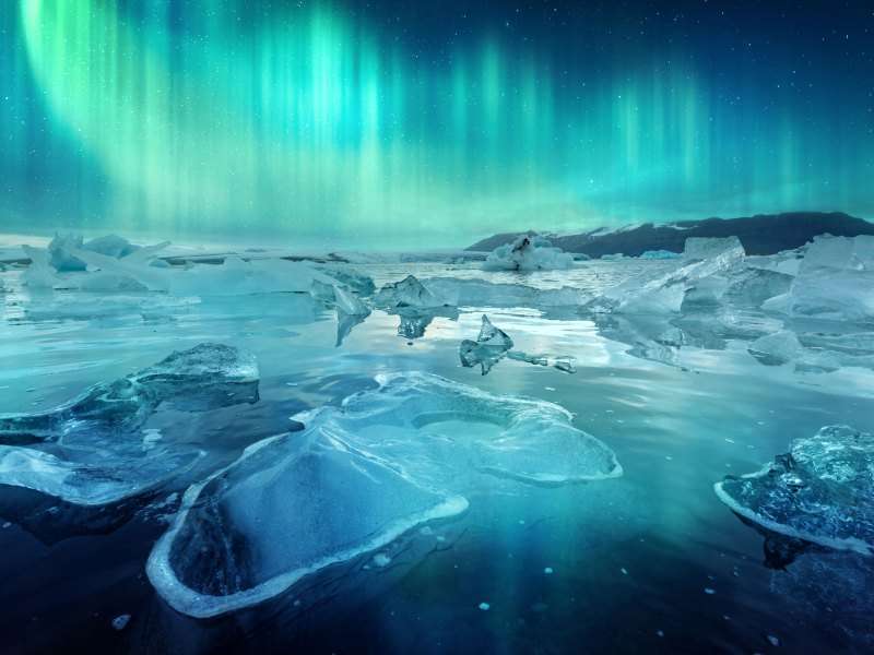 Nordlichter in Island