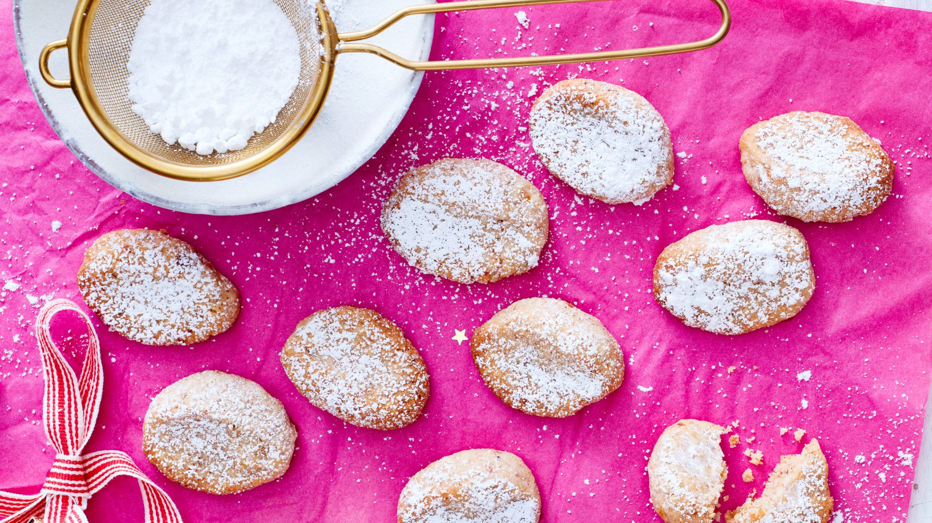 Mini-Stollen-Plätzchen