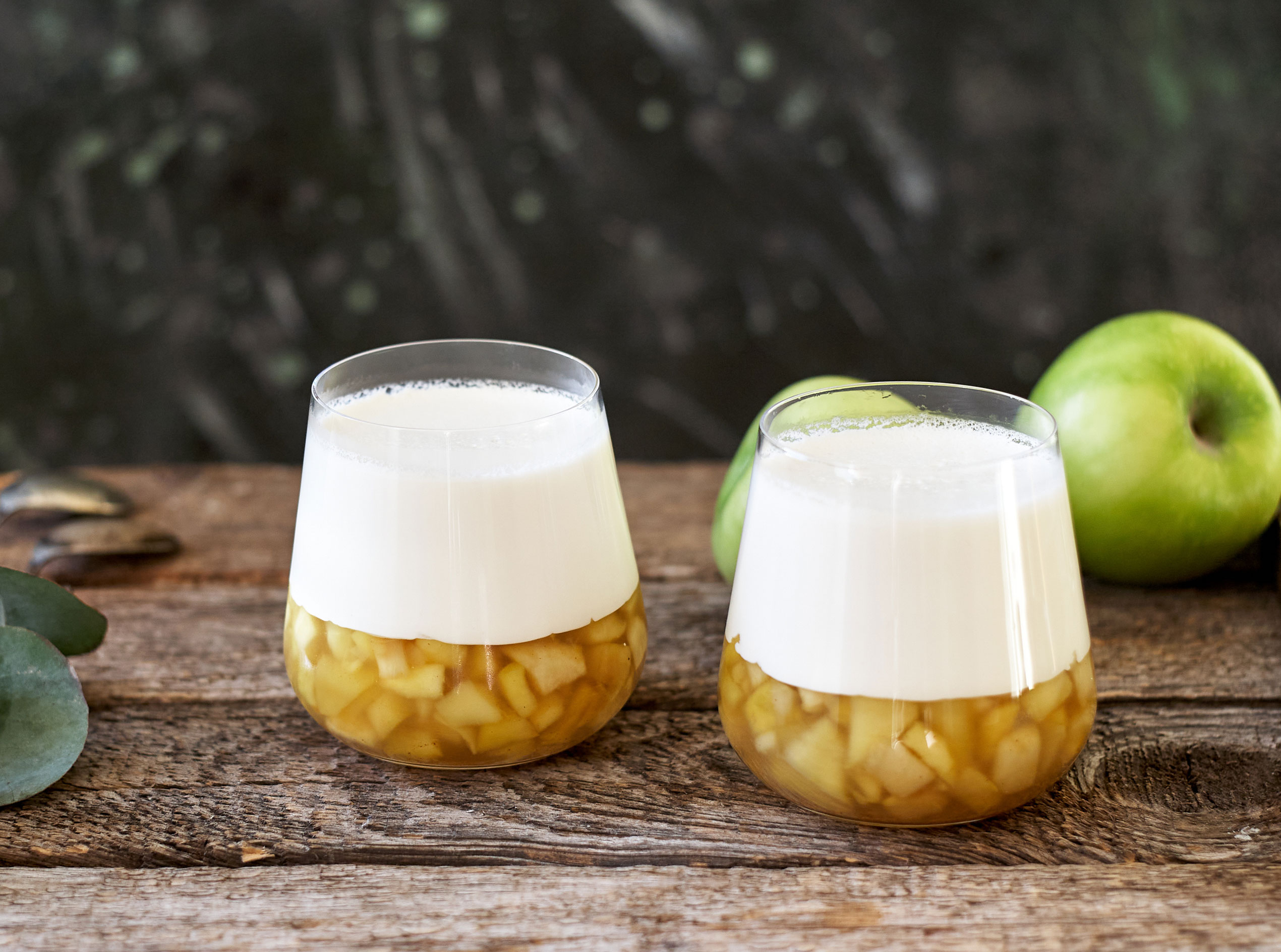 Skyr-Dessert mit Apfel und Zimt