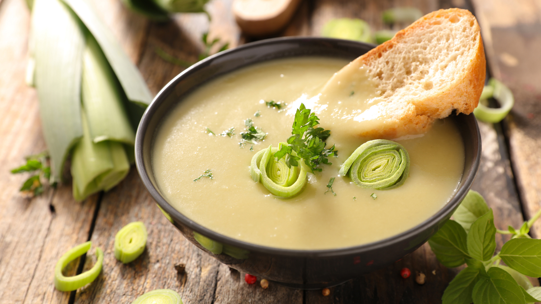 Lauchcremesuppe