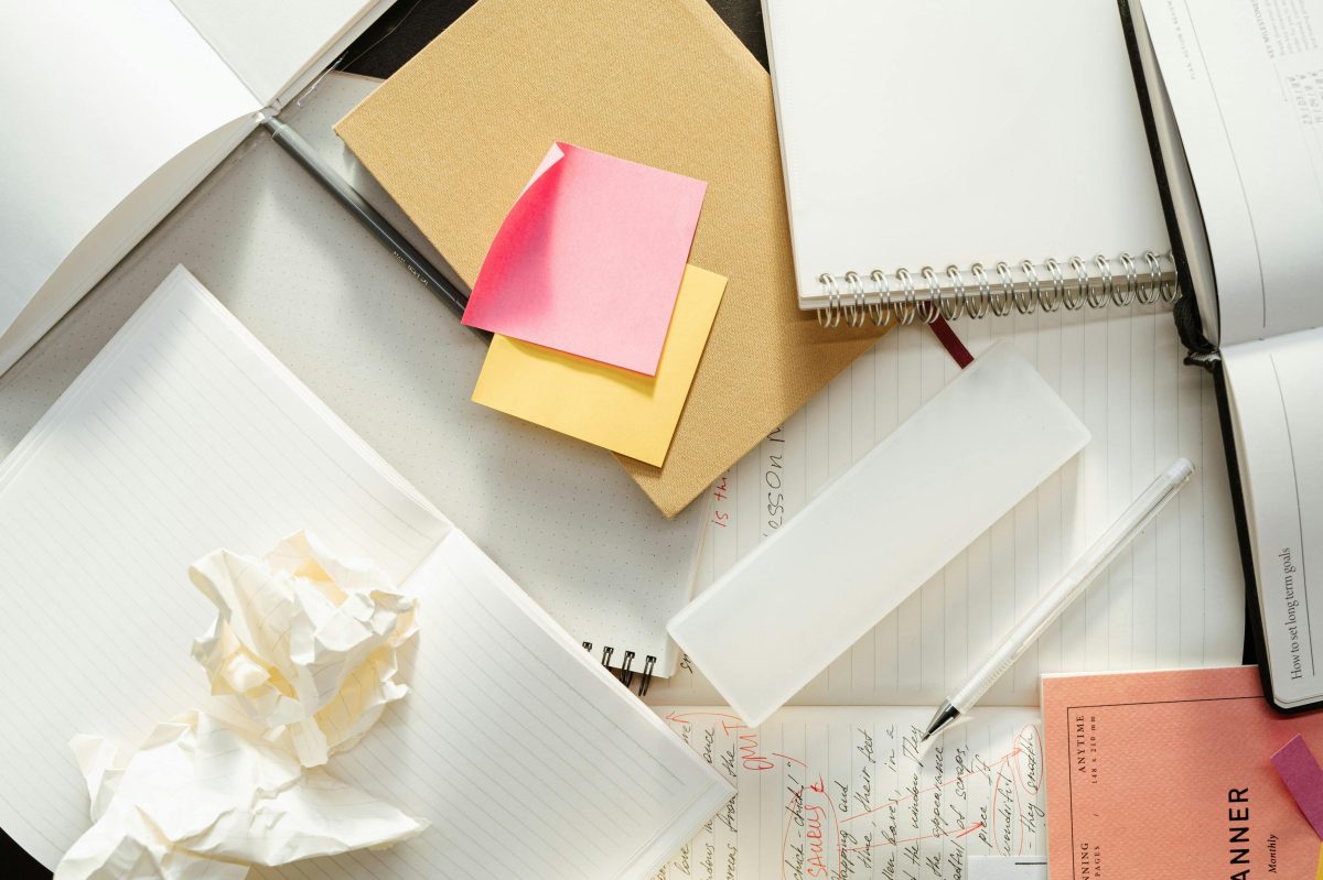 Papierkram, Notizen, Zettel