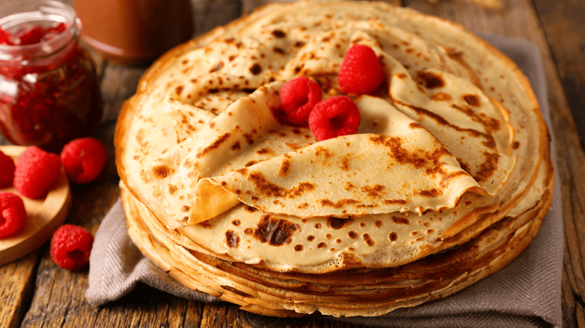 "Becher"-Pfannkuchen