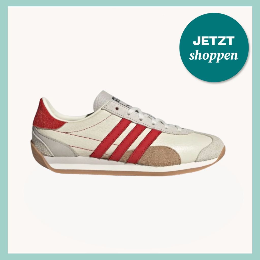 Originals Country OG Schuh in Rot, Weiß und Grau