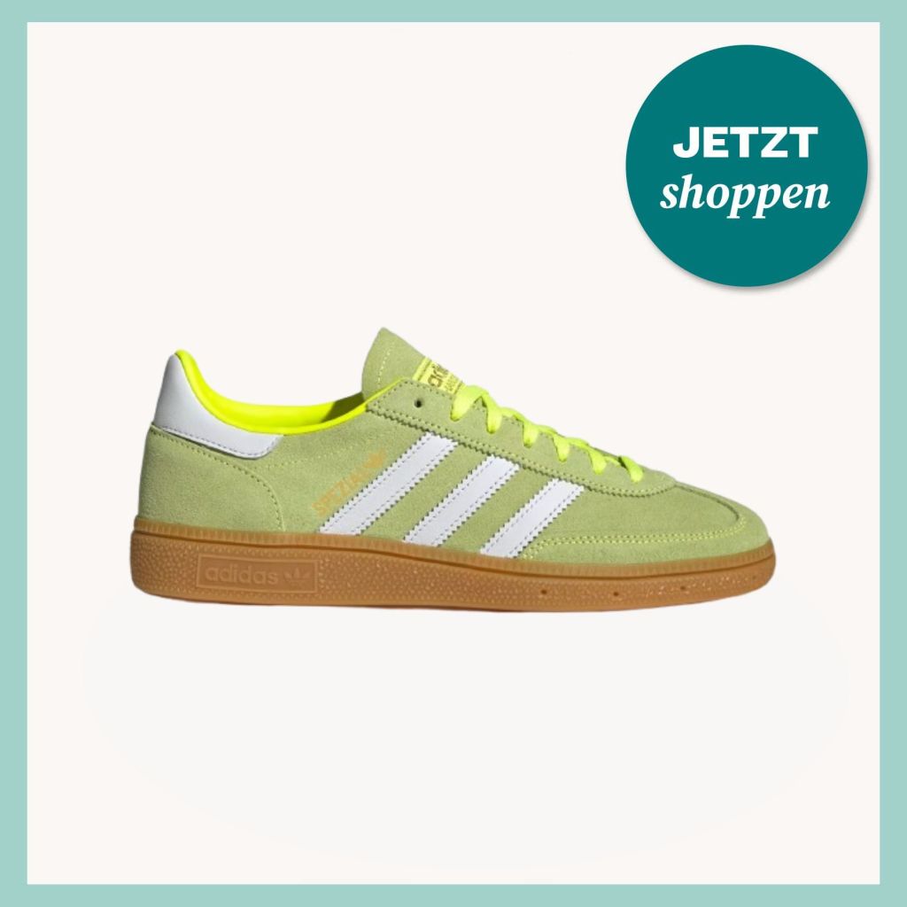 Originals Handball Spezial Schuh in Limette mit Sonnengelb