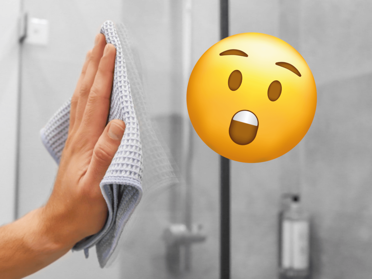 Um meine Duschwände aussehen zu lassen wie neu, nutze ich diese Wundermittel aus der Küche