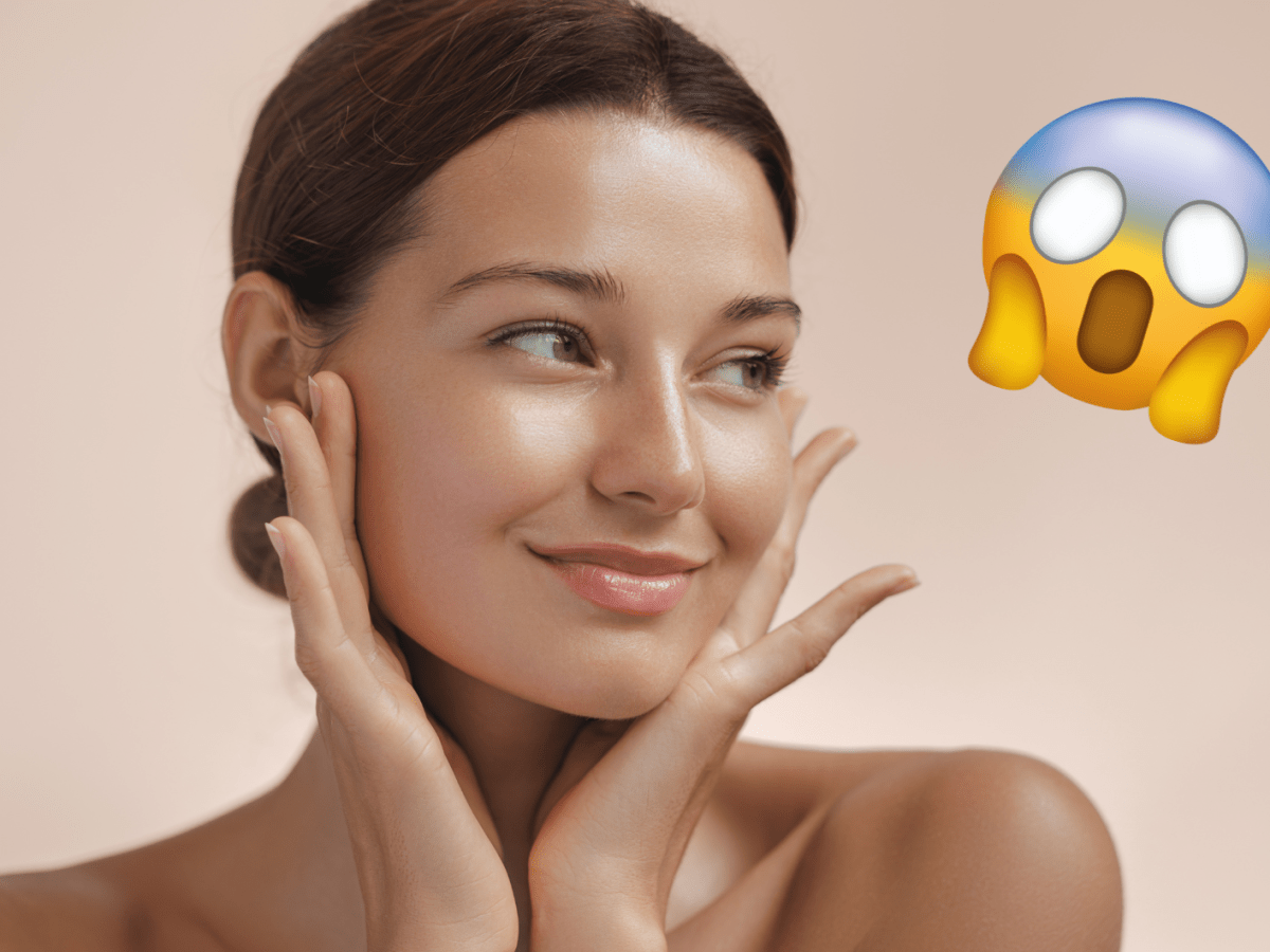 Frau mit einem strahlenden Teint