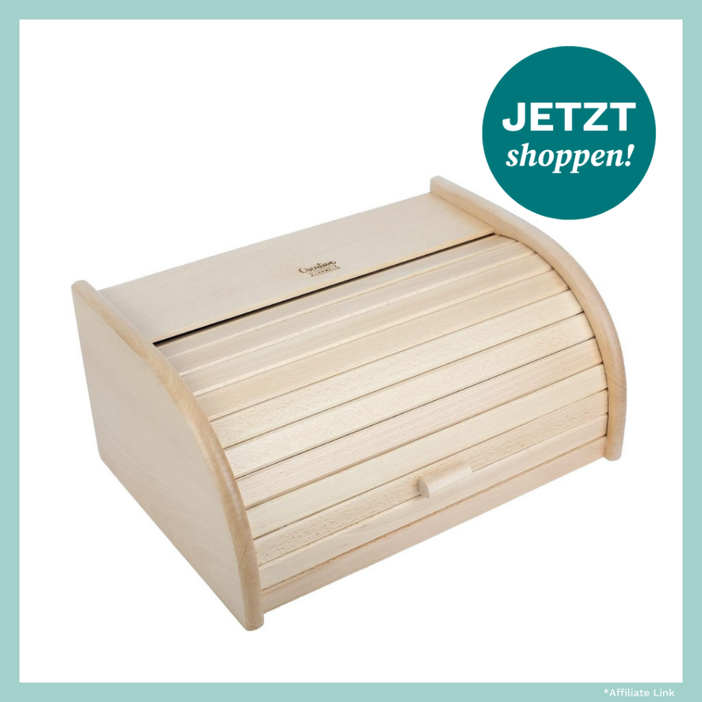 Brotkasten aus Holz, Produktbild.
