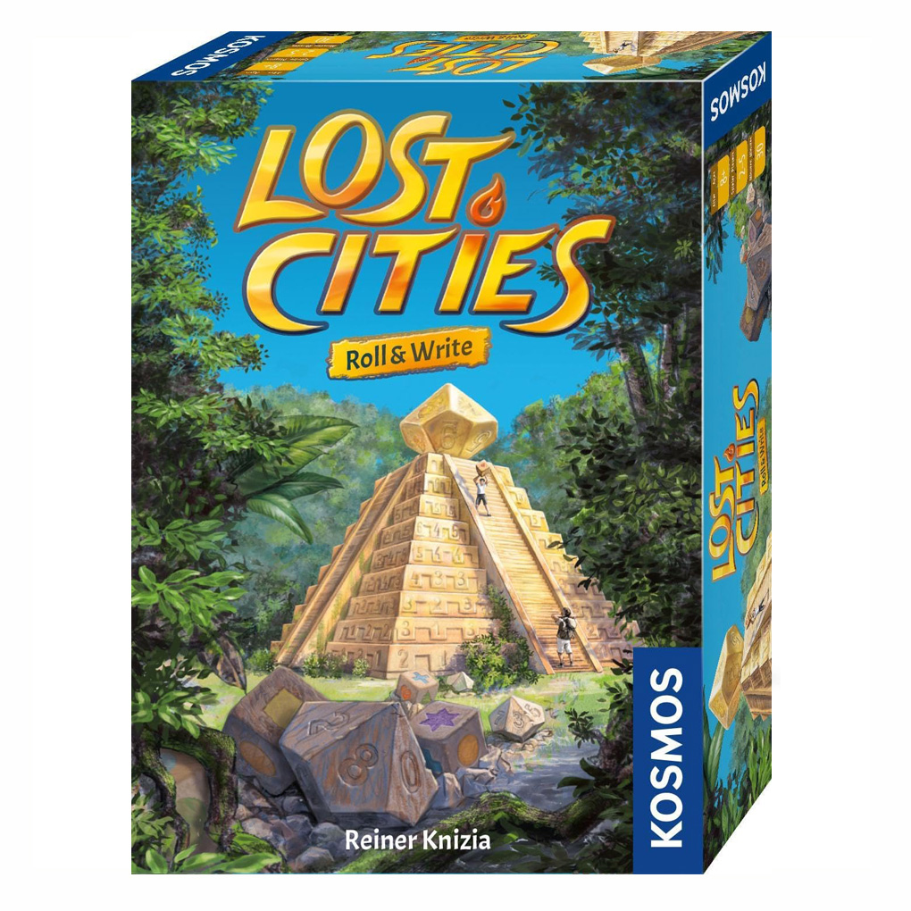 Produktbild des Spiels 'Lost Cities - Roll & Write'