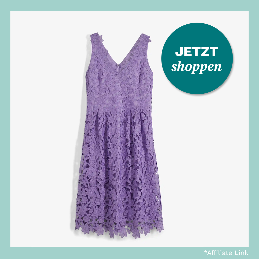 Spitzenkleid in Lila von bonprix