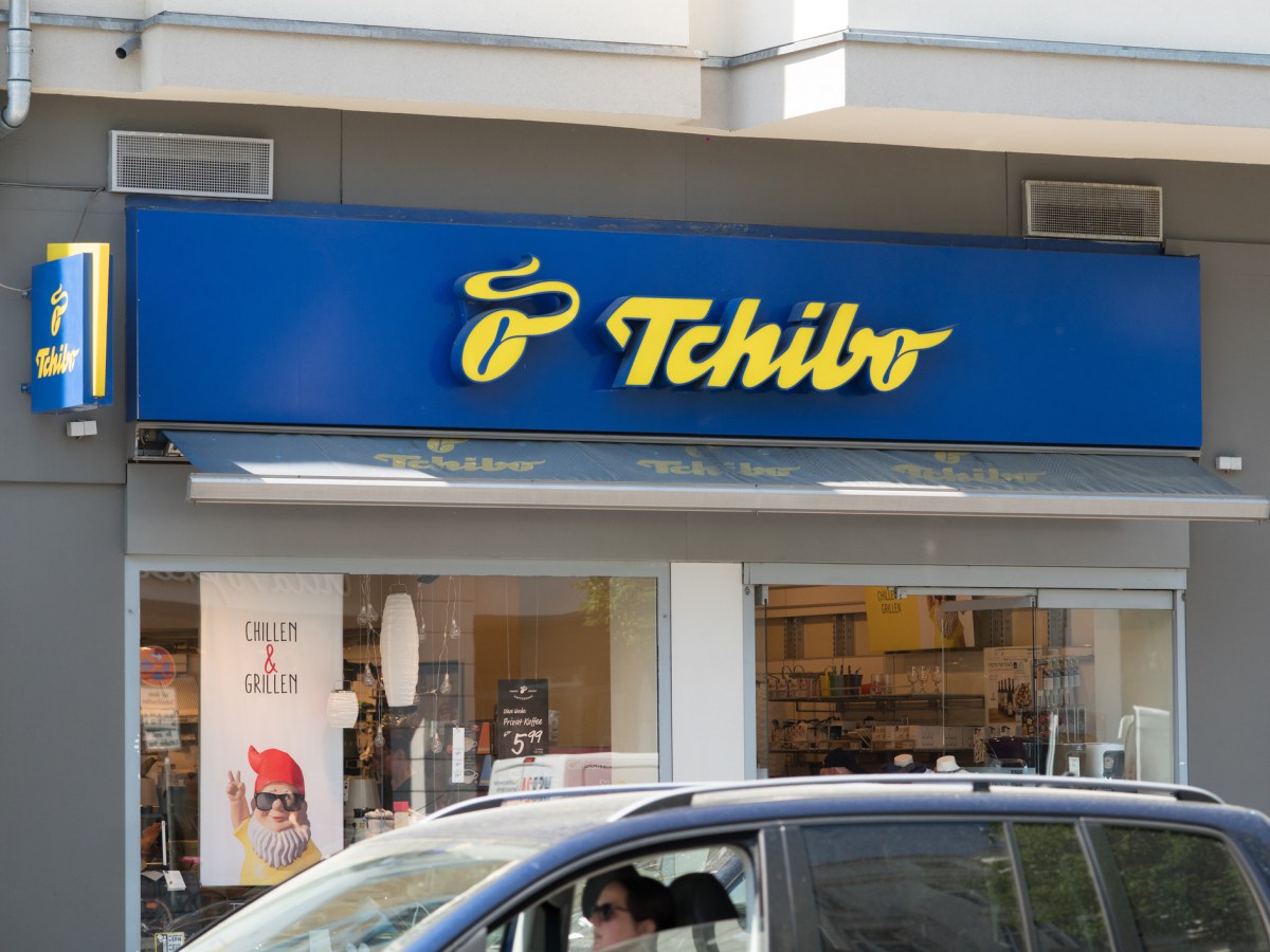 Eingang eines Tchibo-Shops