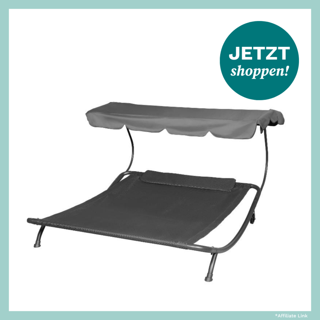 Produktbild einer Doppelgartenliege von Lidl.