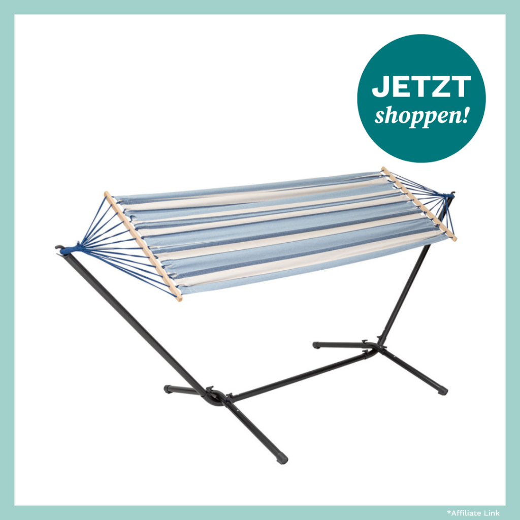 Produktbild einer Hängematte mit Gestell.