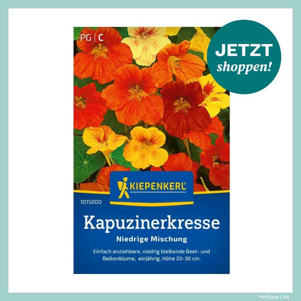 Saatgut für Kapuzinerkresse