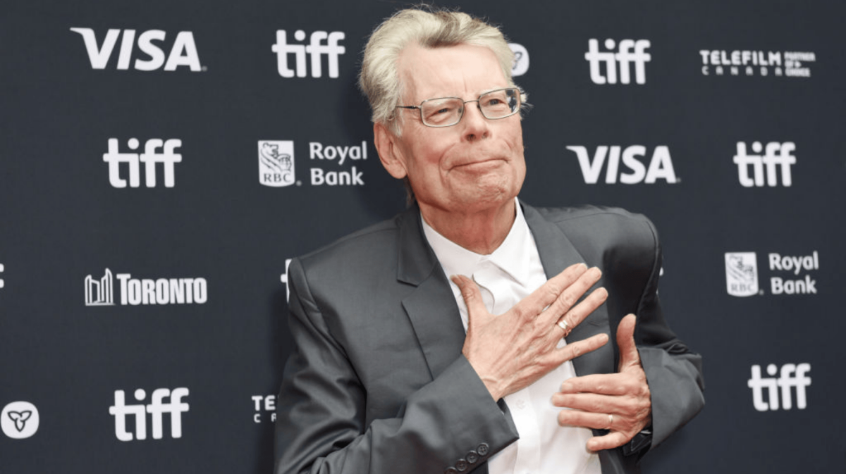 Stephen King bei einer Filmpremiere.