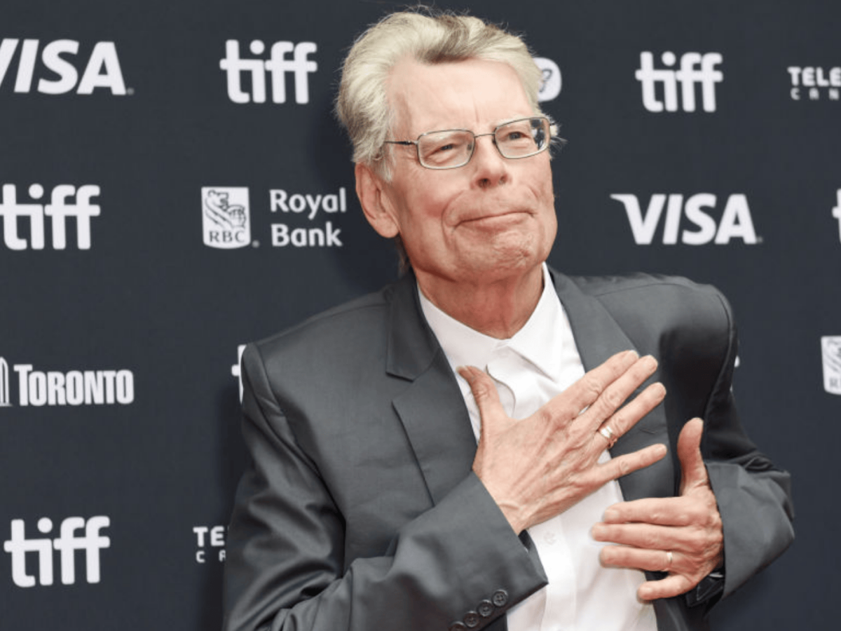 Stephen King bei einer Filmpremiere.