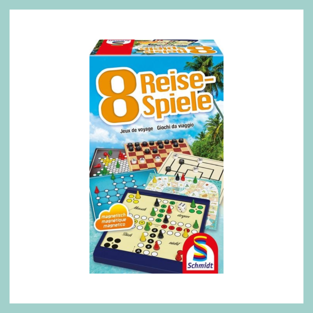 Produktbild vom Spieleset 8 Reise-Spiele.