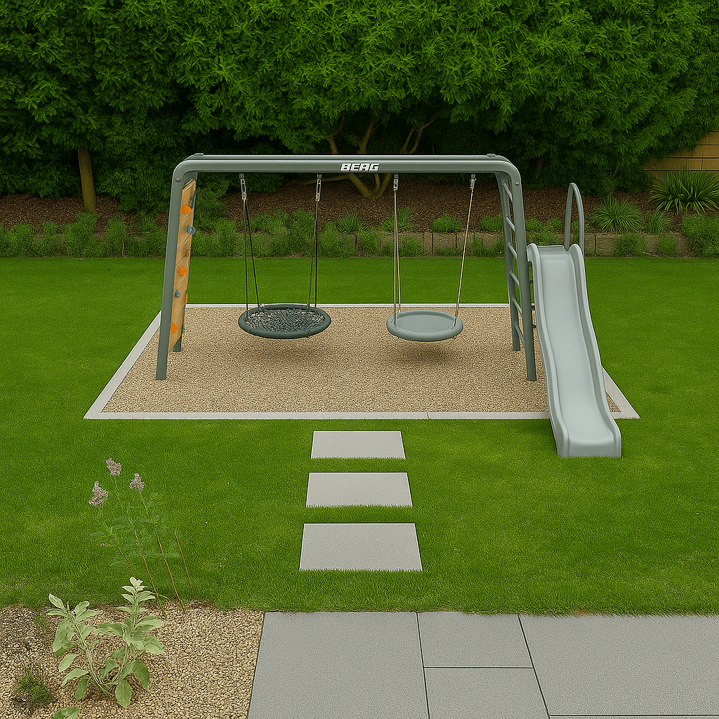 Spielbereich im Garten