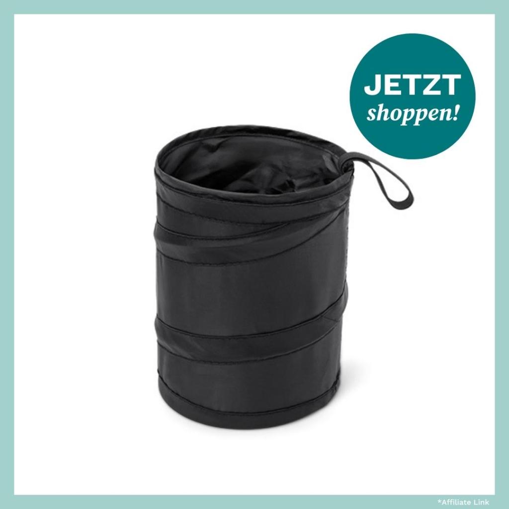 Produktbild eines faltbaren Mülleimers von Tchibo.